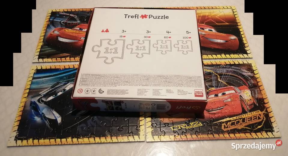 Auta 3 Cars 3 4w1 34276 Trefl 48 54 70 Puzzle