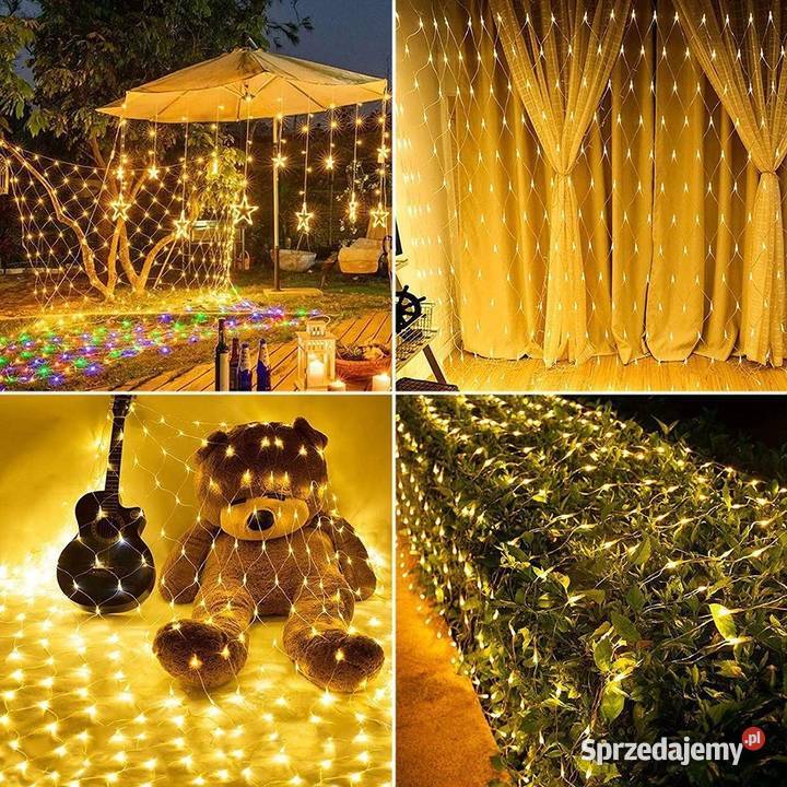 kurtyna świetlna na zewnątrz 100 LED Zamość sprzedam