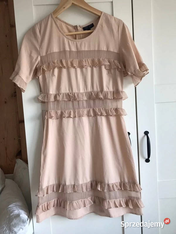 Lekka sukienka z falbanką Topshop r XS 34 Spódnice i sukienki Dąbrowica
