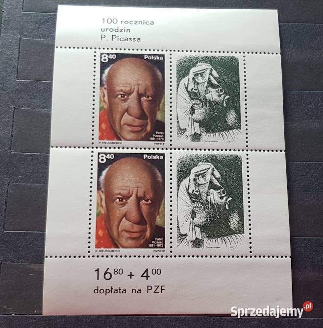 Znaczki pocztowe 100 rocznica urodzin Pabla Picassa