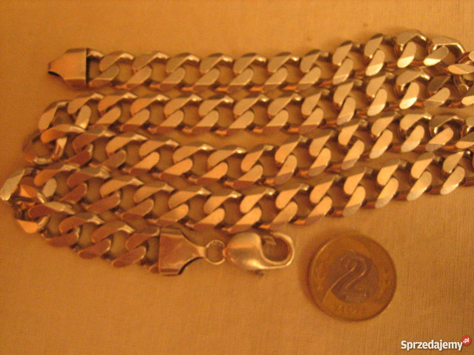 Łańcuch srebro próby 925 89gram