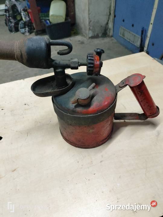 Stary palnik luto lampa duża Łubno