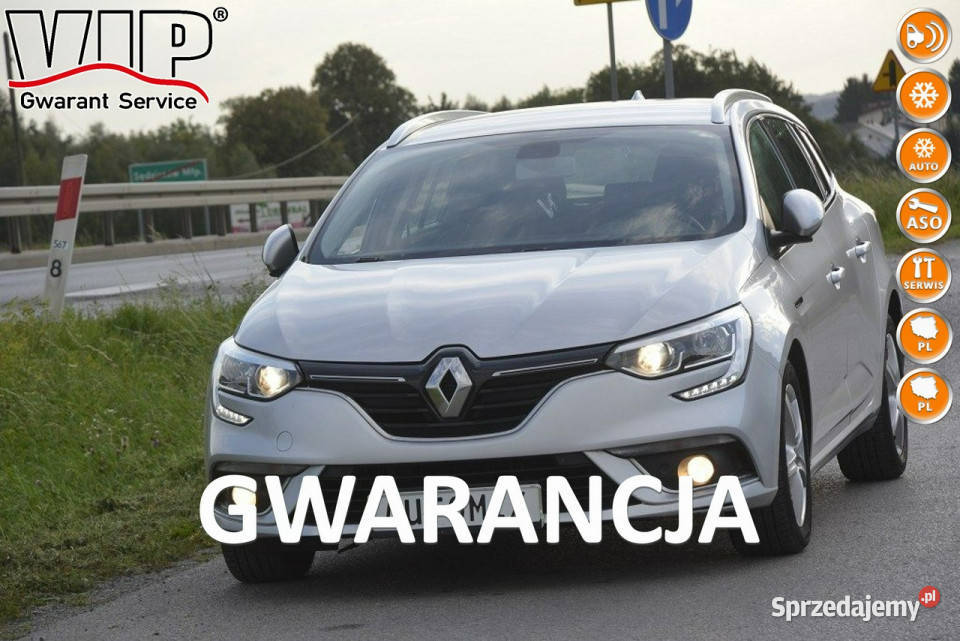 Renault Megane 15DCI Polski Salon bezwypadkowy relingi dachowe Sędziszów Małopolski