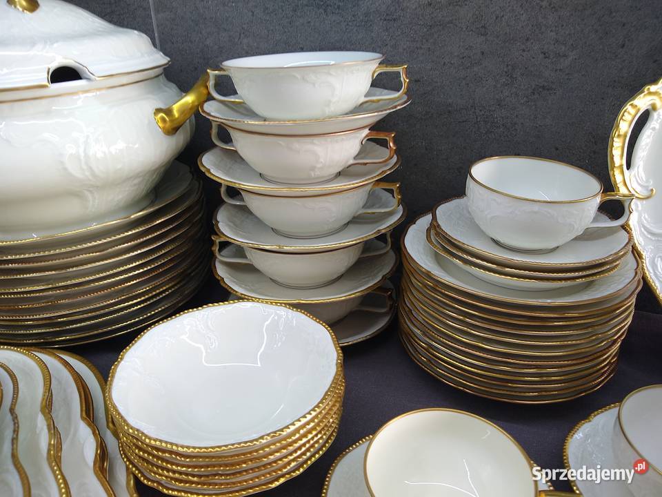 Serwis obiad kawa herbata Rosenthal Sanssouci Porcelana i szkło