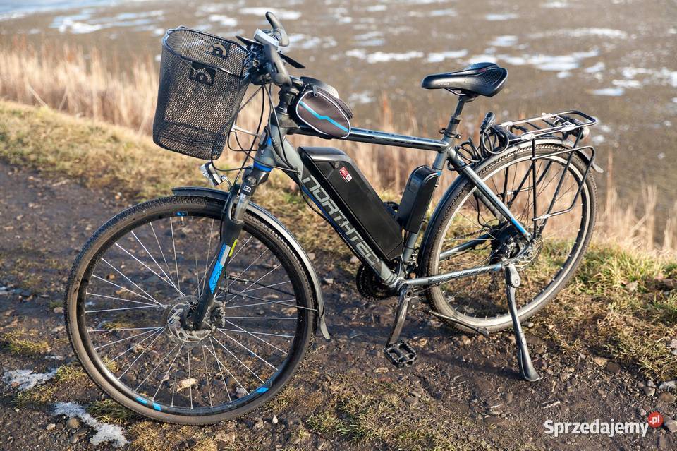 Rower elektryczny trekkingowy rama 22 moc 350W Czechowice-Dziedzice