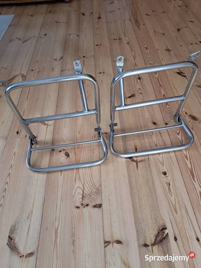 Bagażniki boczne stelaże do motocykli z epoki