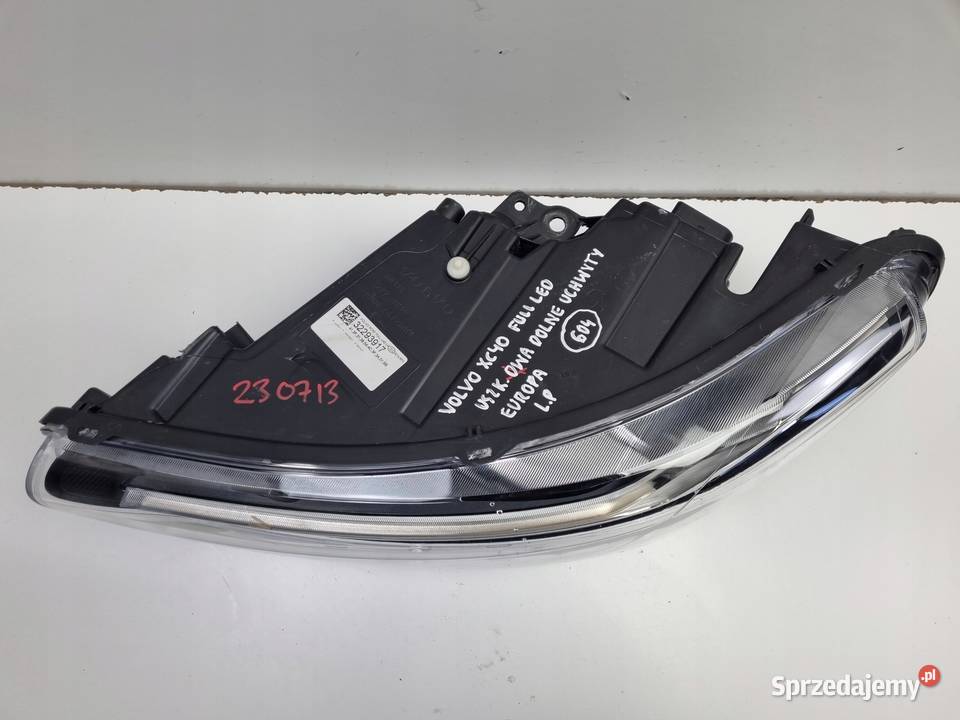 LAMPA LEWA Volvo XC40 PRZEDNIA lewy przód FULL osobowe lubelskie Chełm