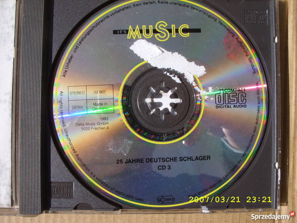 CD25 JAHRE DEUTSCHE SCHLAGERCD 3 Wołów