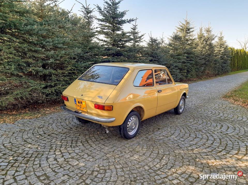 Fiat 125p Fiat 127 wynajem ślub sesja wieczory Dębe Wielkie