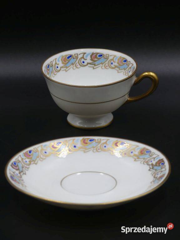 Komplet do mokki Tułowice Tillowitz stan Poznań