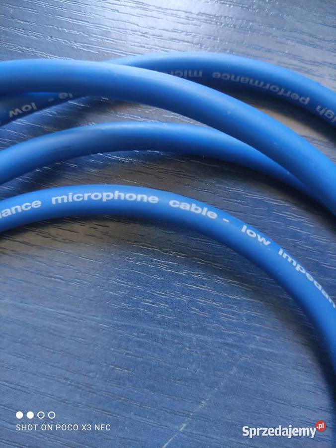 Kabel mikrofonowy XLR 2m Made in Italy mazowieckie