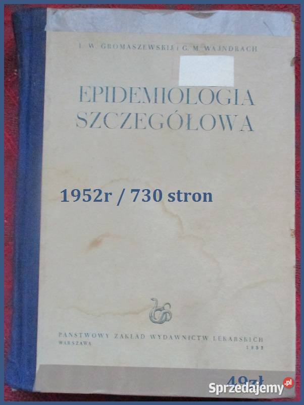 Epidemiologia szczgółowa -Gromaszewskij, Wajndrach
