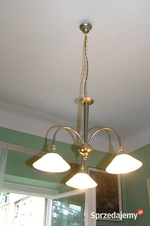 Żyrandol 3ramienny z czasów PRL mazowieckie Warszawa