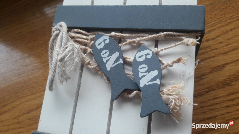 Szkatułka biała drewniana styl morskipudełko Radom