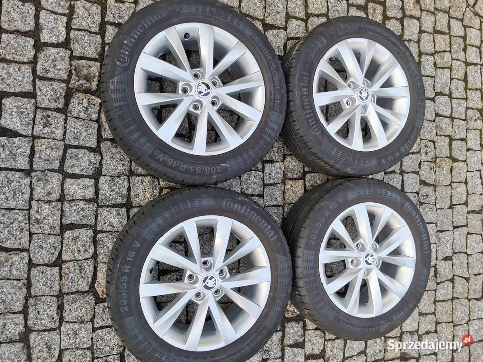Koła 20555 16 Skoda 5x112 Octavia Letnie ET46 lubuskie sprzedam