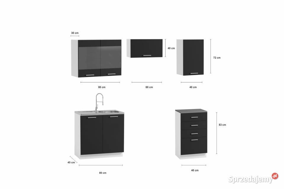 Kuchnia PAMELA 18 m biały dąb artisan