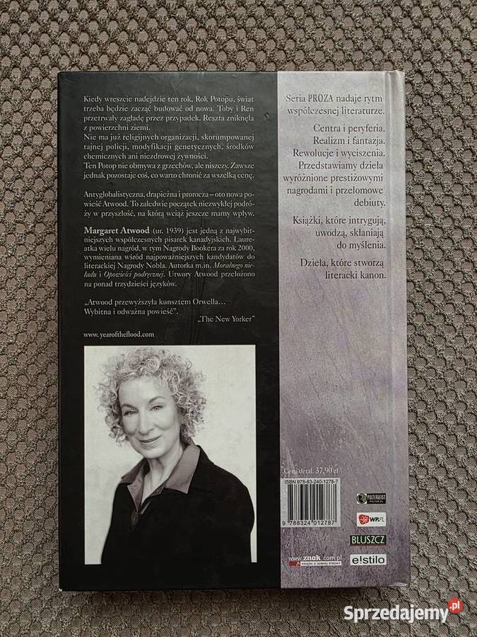 potopu Margaret Atwood Kraków sprzedam