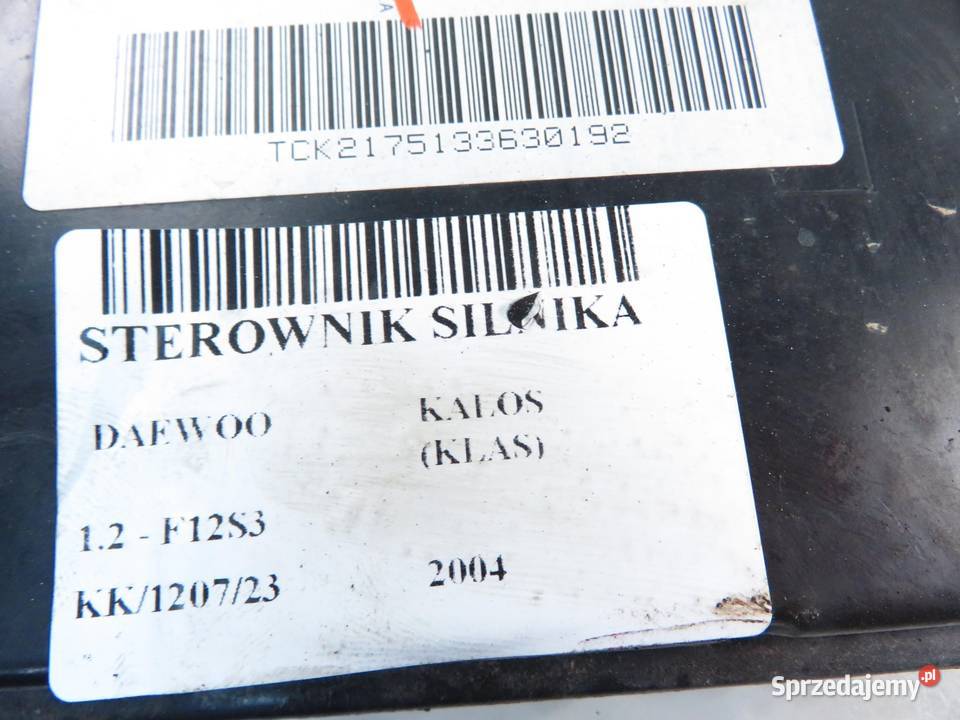 STEROWNIK DAEWOO KALOS 12 S010016040 96376652TC