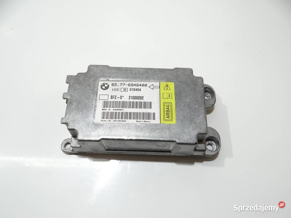 MODUŁ SENSOR AIRBAG PODUSZEK BMW 5 E60 E61