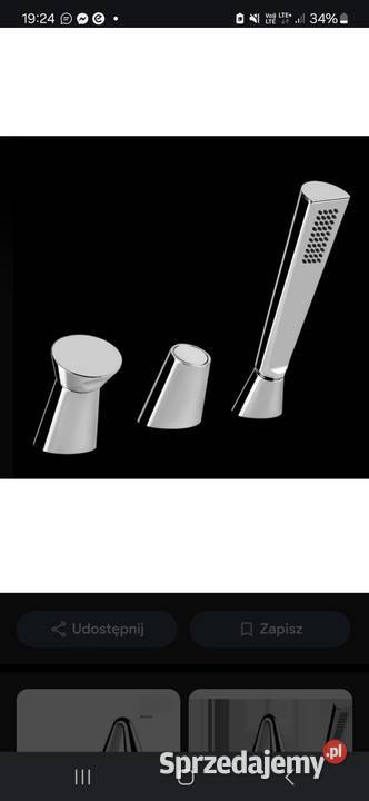 Gessi Cono 45043 bateria wannowa nowa Baterie łazienkowe Łódź