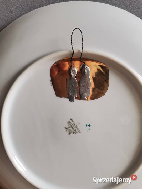 Stara patera talerz Królewna Śnieżka i siedmiu Porcelana i szkło śląskie Katowice