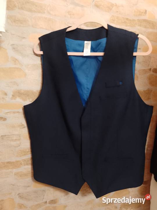 52 L Dimensions Granatowa kamizelka garniturowa Kraków