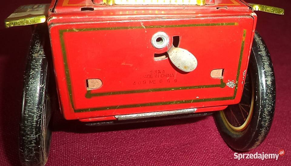 Straż Pożarna zabawka na baterie 409 ME 699 Made Piekary Śląskie