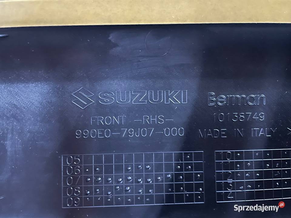 LISTWY DRZWI SUZUKI SX4 KOMPLET PRZÓD I TYŁ małopolskie Czarny Dunajec
