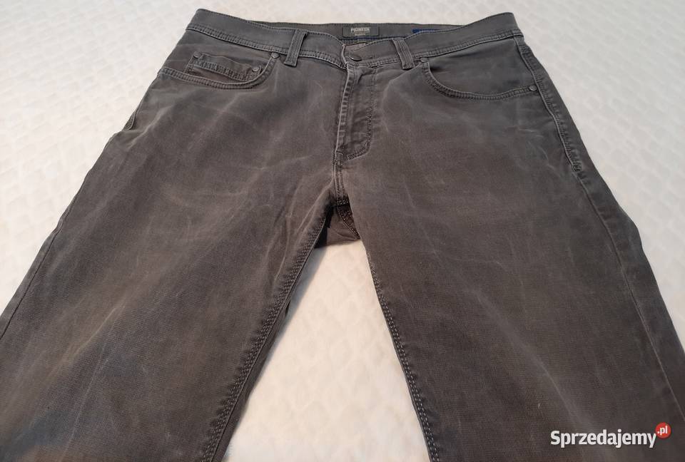 Jeansy męskie Pioneer szare W35L34 3762 37 Odzież codzienna Czeladź