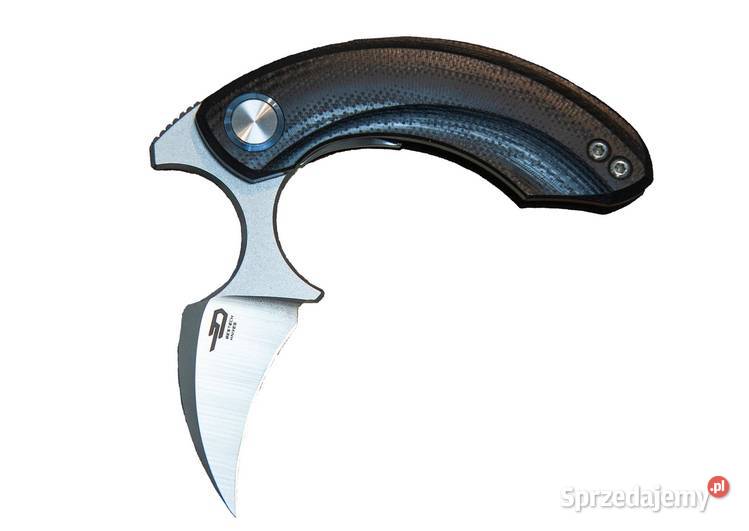 Nóż składany Bestech Strelit Black G10 Przyłęki