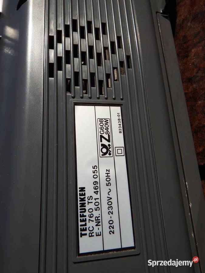 Radiomagnetofon Telefunken RC760TS piękny klasyk dolnośląskie Bolesławiec sprzedam
