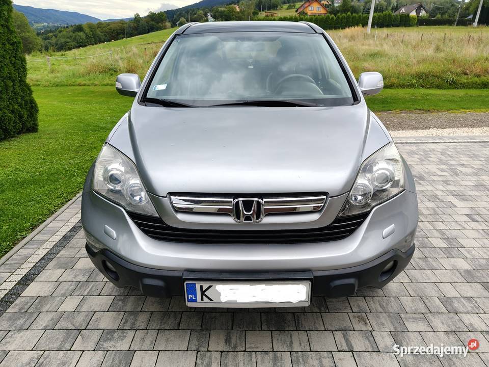 Honda CRV 4x4 2008r srebrny małopolskie Nawojowa