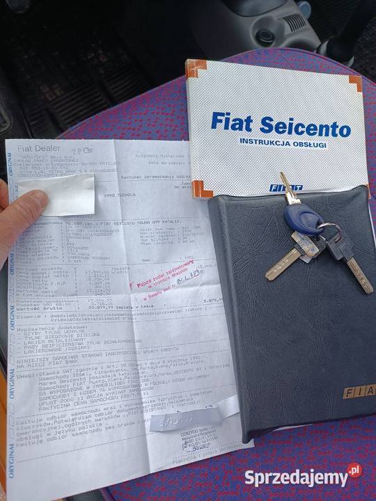 Fiat Seicento Young 1999 na alusach nowy Mocny Seicento kujawsko-pomorskie Świecie sprzedam