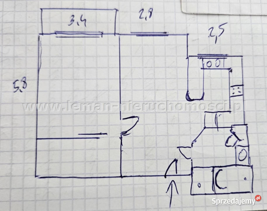 Sprzedam mieszkanie Zamość 4836m2 2 pokoje