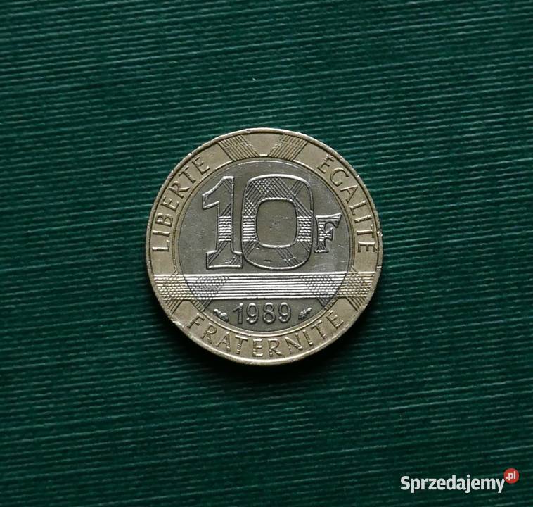 FRANCJA 10 franków 1989r Gliwice