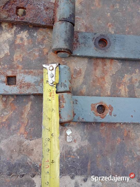 Zawiasy grill wędzarnia przyczepka sam dwukółka Działyń