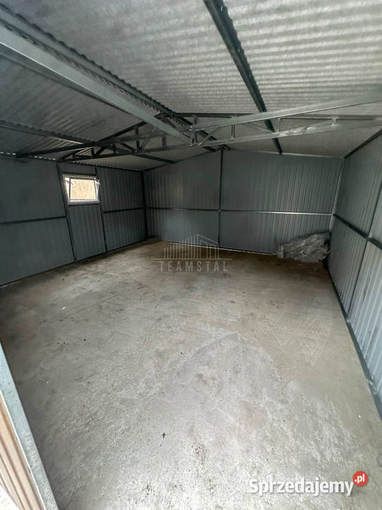 Garaż blaszany 5x5m Brama uchylna drzwi okno podkarpackie Rzeszów