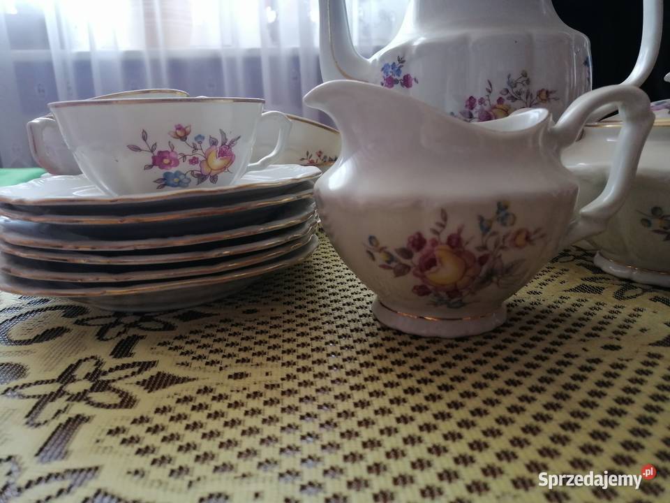 Porcelanowy serwis kawowy z lat 50 XX w Gdynia sprzedam