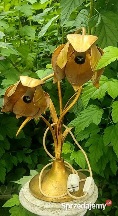 Hans Kglzłota lampa designerskaw kształcie Pabianice