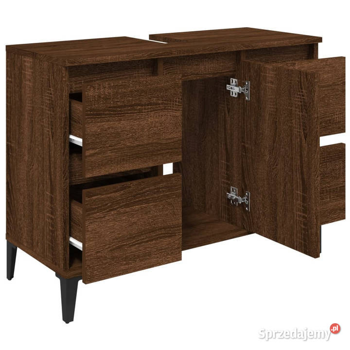 Szafka pod umywalkę brązowy dąb 80x33x60 Warszawa