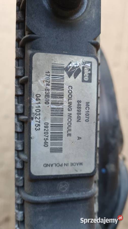 Suzuki Ignis II MH Subaru G3X Justy chłodnica Legnica