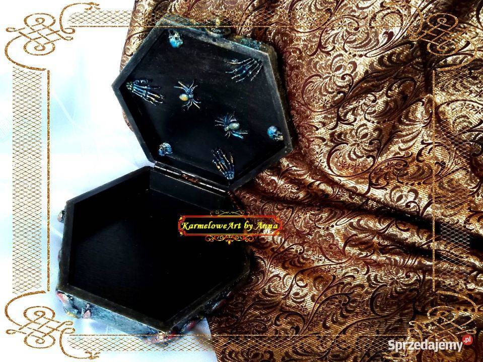 Szkatułka mixmedia rękodzieło prezent dekoracja Warszawa sprzedam
