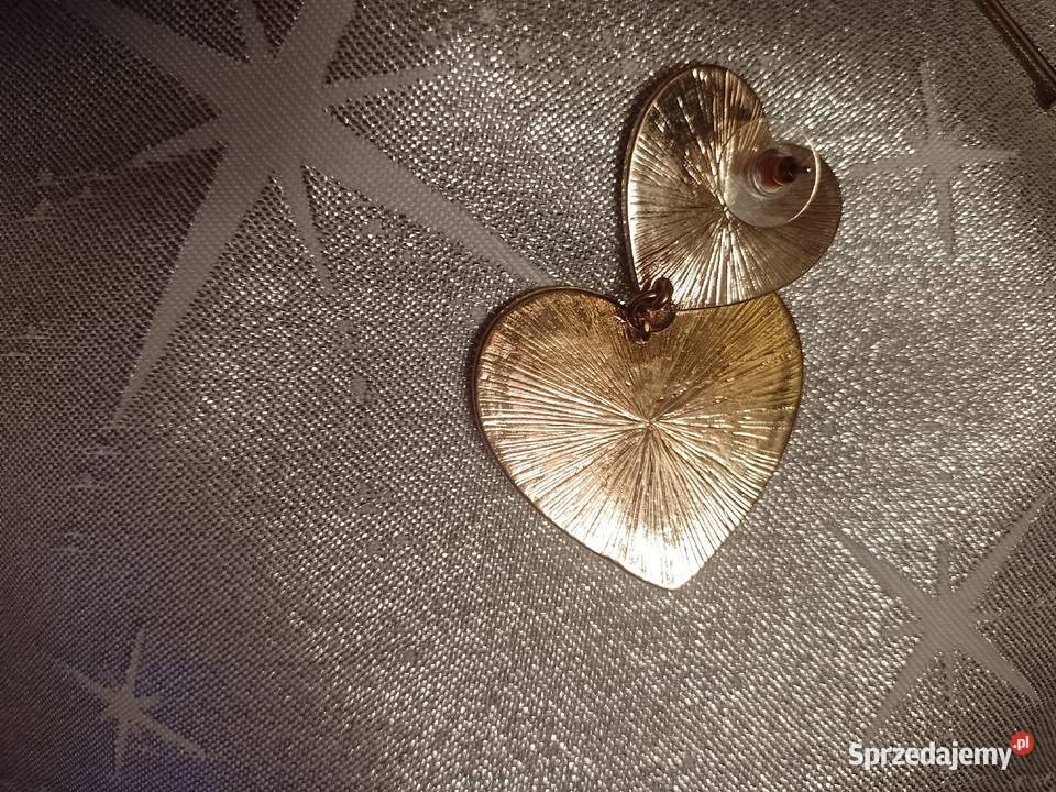 ASOS Różowe Bogato zdobione kolczyki serca z