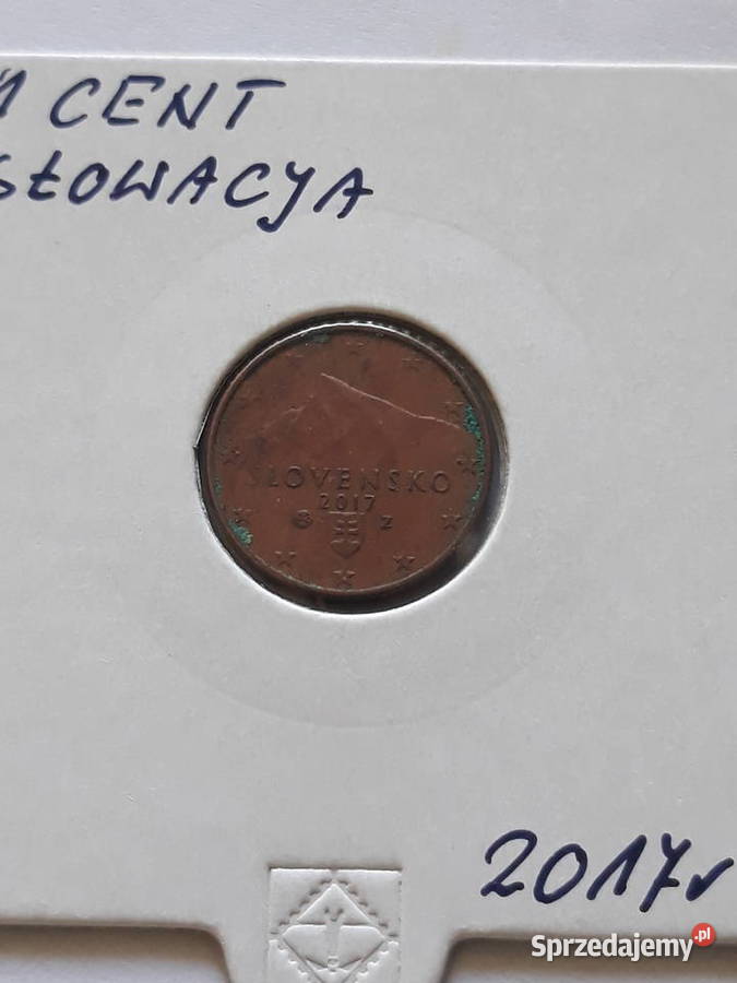 1 Eurocent Słowacja 2017 r Konin