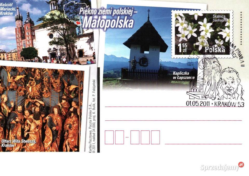 Całostki karty pocztowe 2011r wielkopolskie Konin