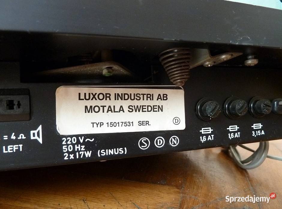 LUXOR Industri AB Motala SWEDEN Vintage wi Rzeszów
