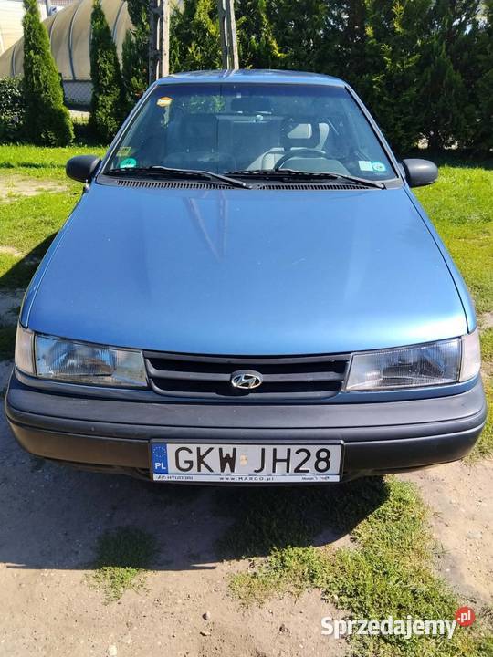 Hyundai Pony Niski przebieg Ciekawy youngtimer nieuszkodzony Ząbrowo sprzedam