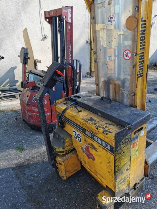 Sztaplarka elektryczna Jungheinrich Wózki widłowe wielkopolskie