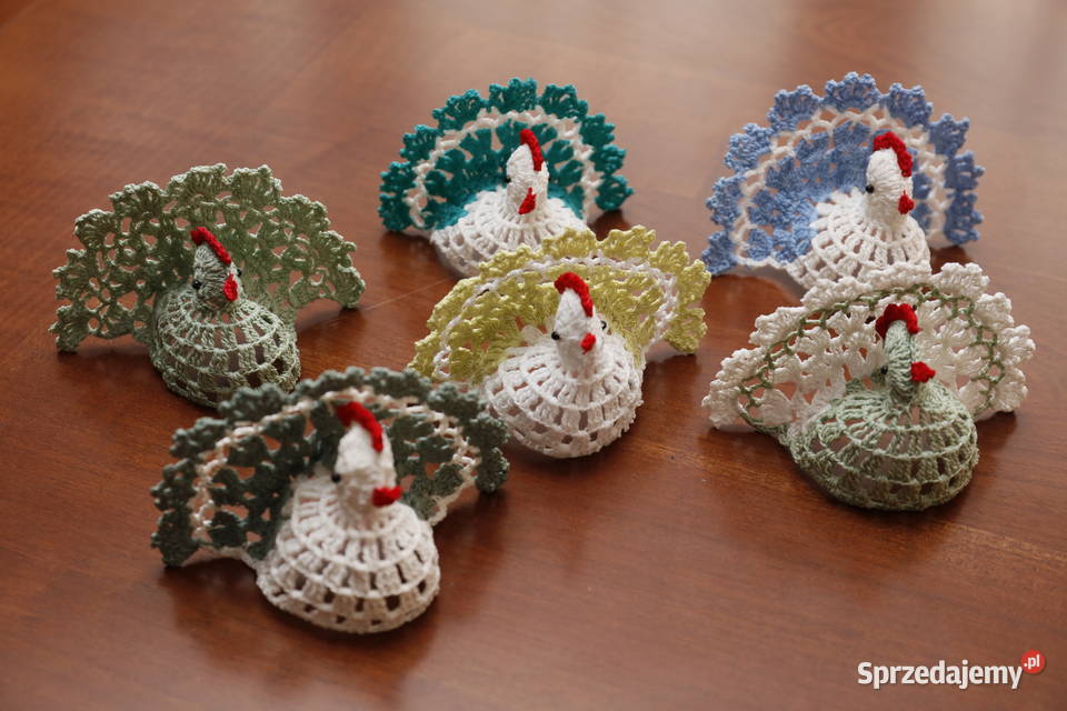 Szydełkowe ozdoby wielkanocne sprzedam