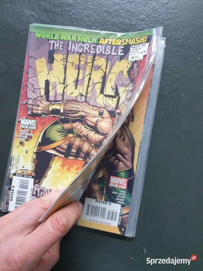 The Incredible Hulk Against The World 4 komiksy Gdynia sprzedam